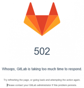 GitLab not starting - 100% CPU Usage from unicorn